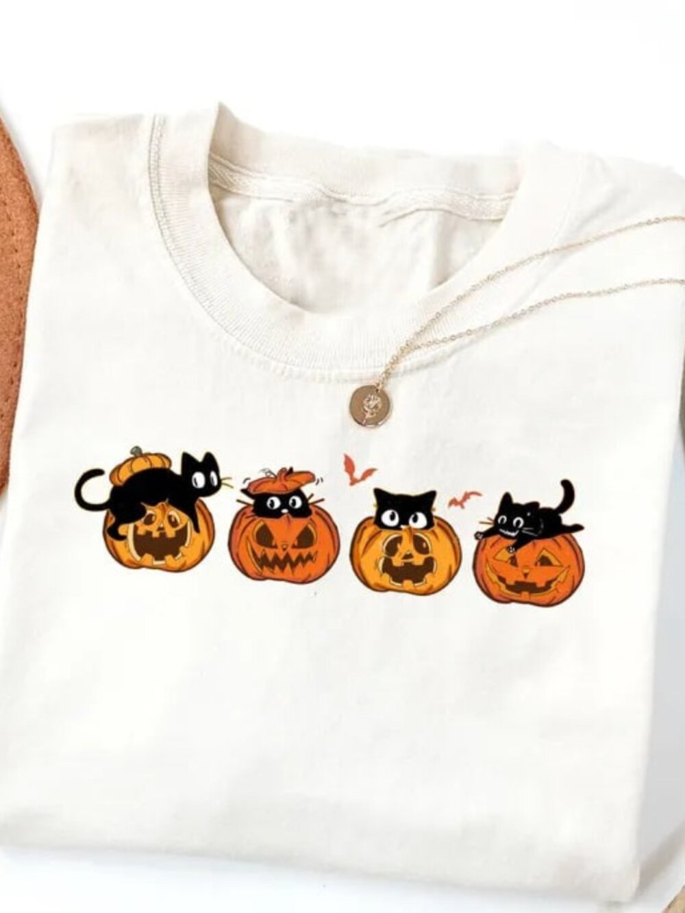 Pumpkin Cute Cat Shirt, Halloween Cat Tshirt, Spooky Season Cat Tee